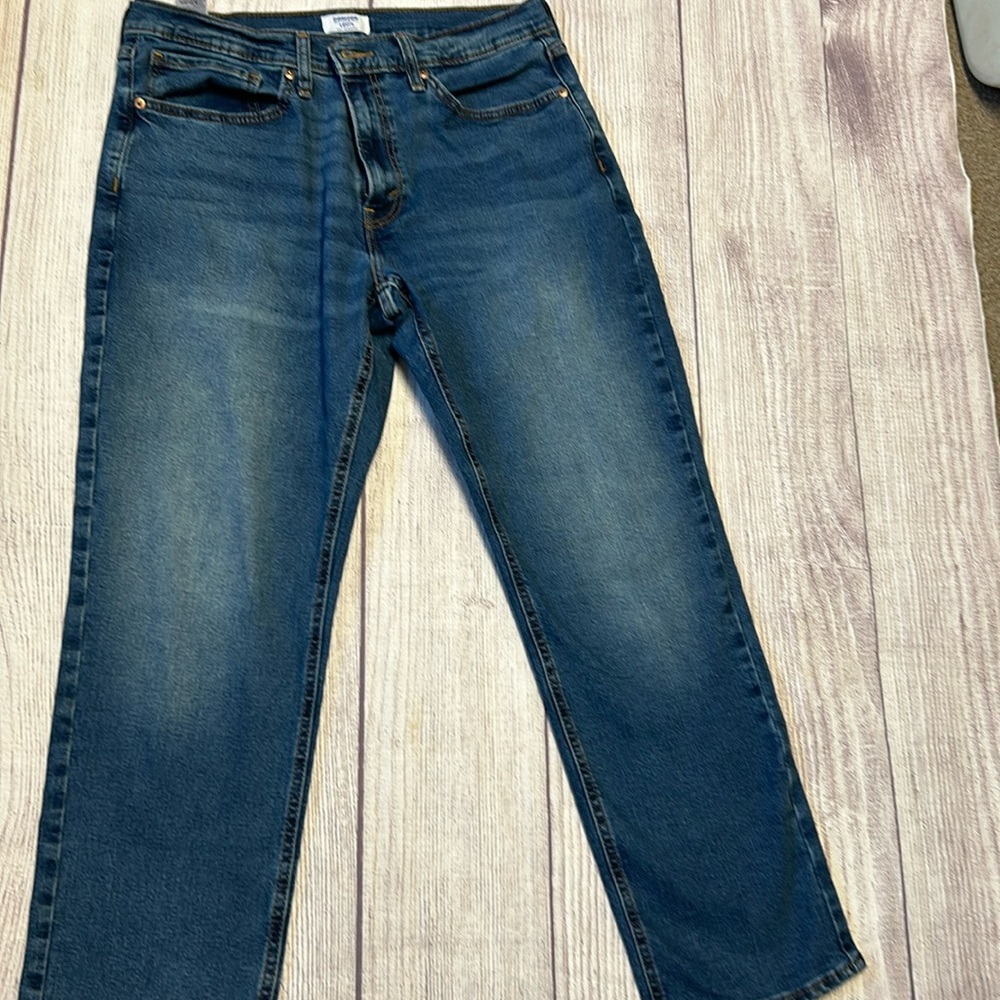 W34 L32 Levi's Denizen 231 Athletic Fit Jeans, worn once.